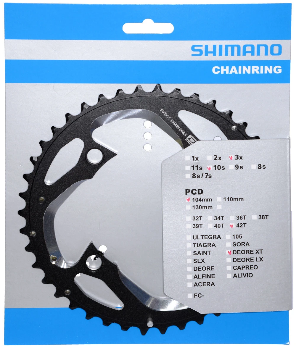 Shimano Plateau XT Pour FC-M780 42T (AE) 1 Shimano Plateau XT Pour FC-M780 42T (AE)