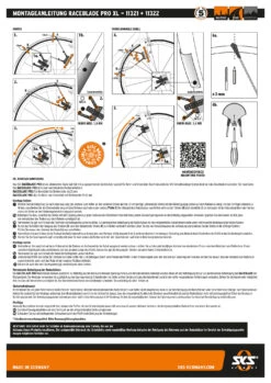 Kit De Garde-boue Raceblade Pro XL Noir -Abus Promos Boutique AB bedienungsanleitung RACEBLADE PRO XL