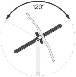 Acros ZS56 Blocklock Partie Inférieure Du Jeu De Direction -Abus Promos Boutique Acros Blocklock ZS56 51 02 610S 120 5