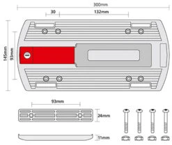 Adaptateur Pour Porte-bagages KLICKfix -Abus Promos Boutique Rixen Kaul KLICKfix GepA cktrA geradapter 0208 d