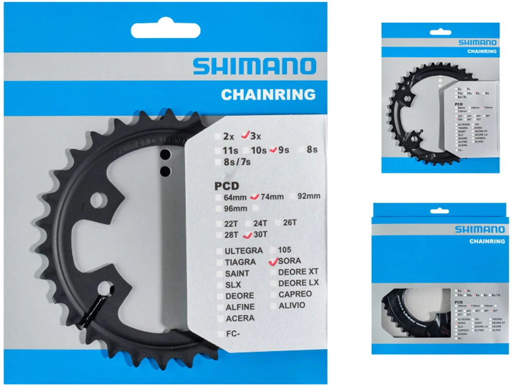 Shimano SORA FC-R3030 Plateau 1 Shimano SORA FC-R3030 Plateau