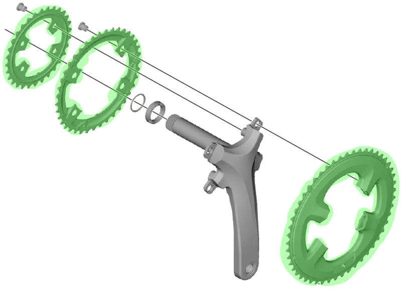 Shimano SORA FC-R3030 Plateau 5 Shimano SORA FC-R3030 Plateau – Image 5