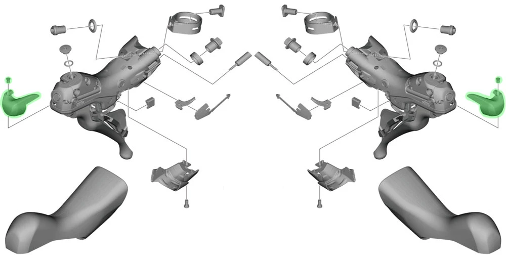 Shimano Badge TIAGRA/GRX ST-4720/RX600 4 Shimano Badge TIAGRA/GRX ST-4720/RX600 – Image 4