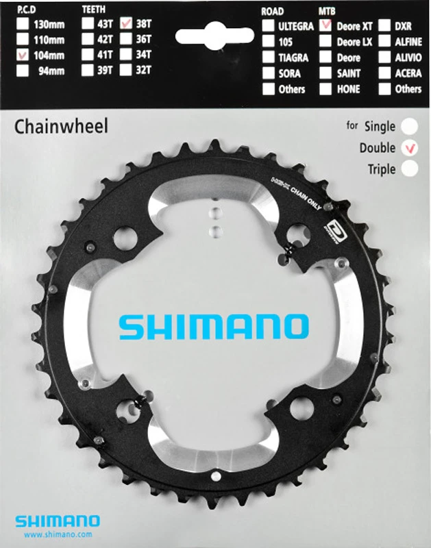 Shimano Plateau XT Pour FC-M785 38T (AM) 1 Shimano Plateau XT Pour FC-M785 38T (AM)