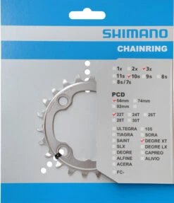 Shimano XT Plateau Pour FC-M782 22 Dents (AN)